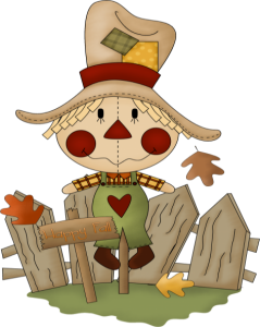 an autumn scarecrow